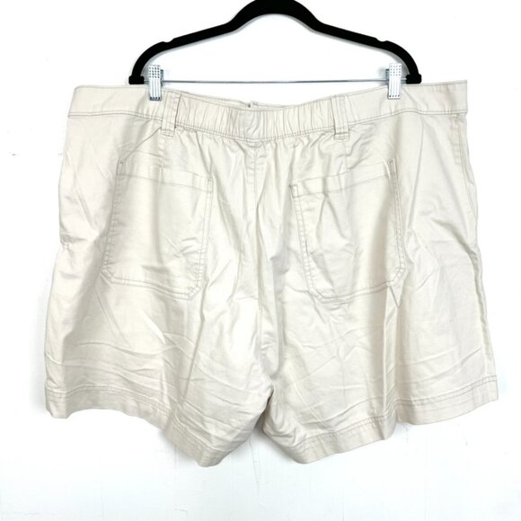 NWT Old Navy High Rise OG Chino Shorts Light Beige 3X ly - Picture 4 of 5